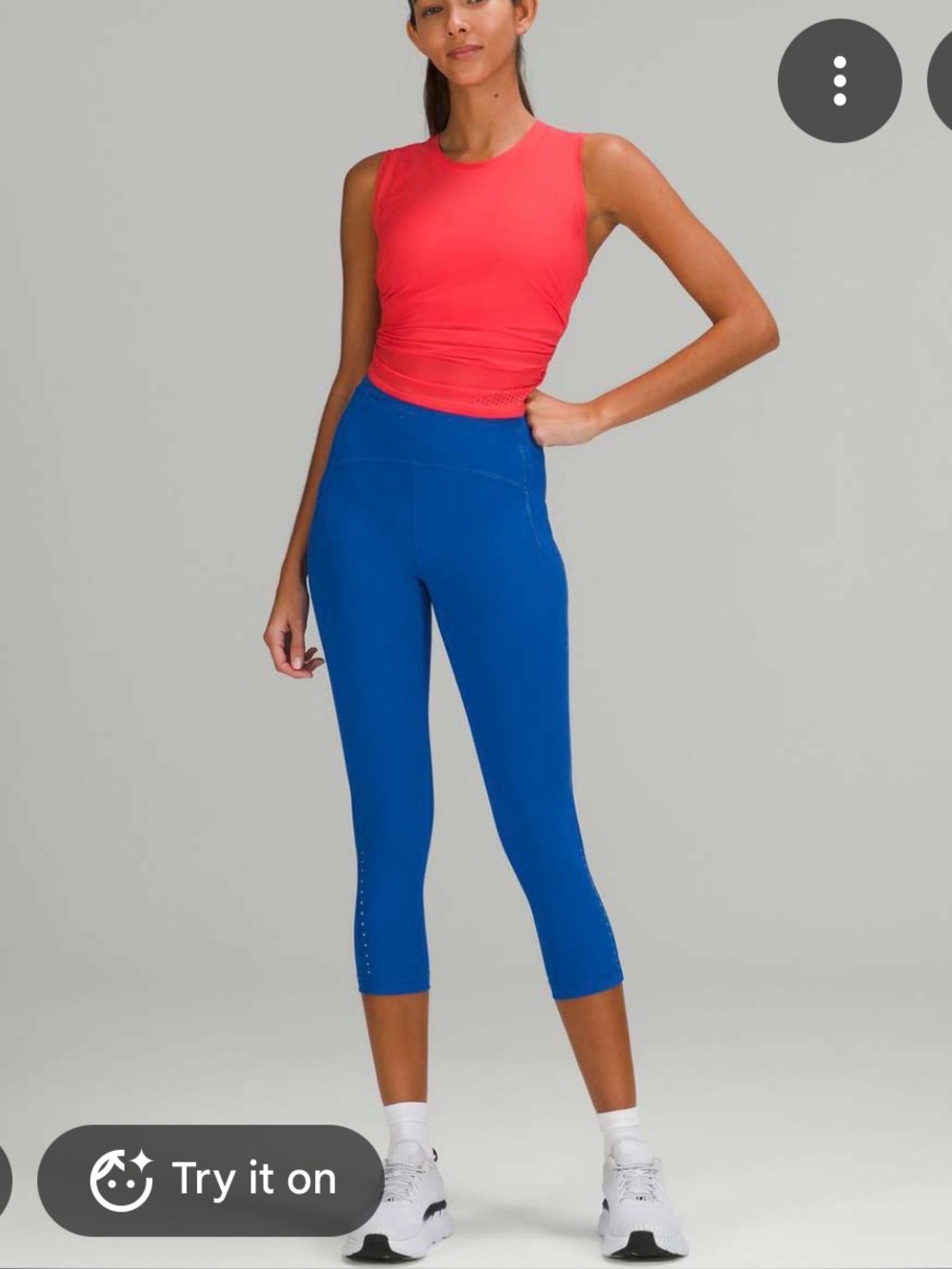 NWOT Lululemon Swift Speed High Rise Crop Leggings 21” - blazer blue tone